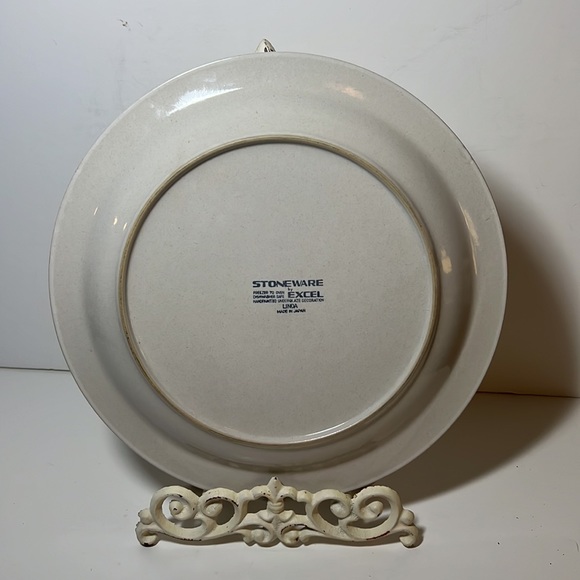 Vintage 70’s Stoneware Excel Linda floral  serving platter - Picture 3 of 5